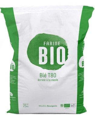 伯爵牌 T80 BIO 有機石磨幼細全麥粉 Moulins Bourgeois T80 BIO Organic Whole Wheat Flour